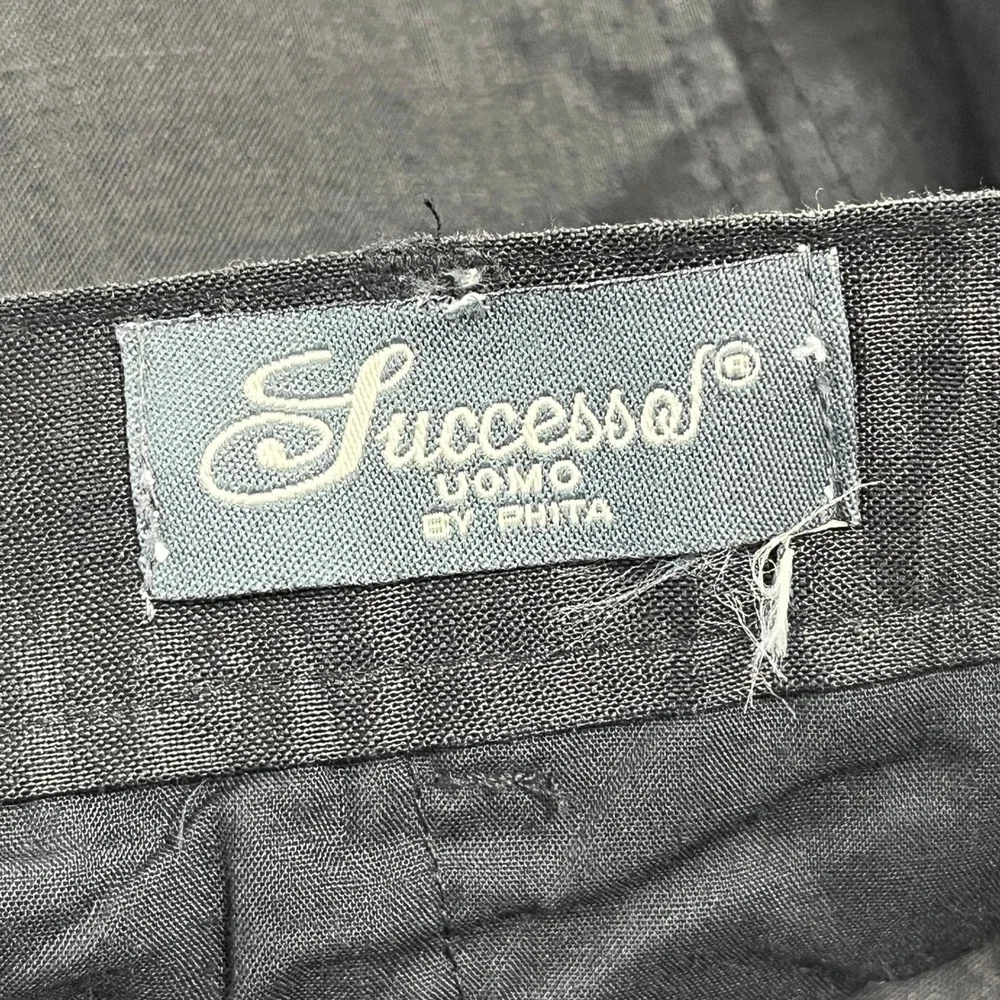 Successo Uomo By Phita Drawstring 100% Linen Trousers Men 5XL 52x32 Beach Casual